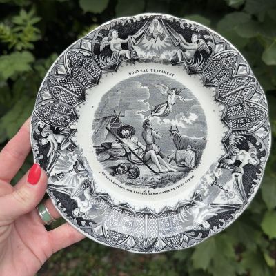 Тарелка Greil &amp; Montereau Новый завет №1 20 см Франция 