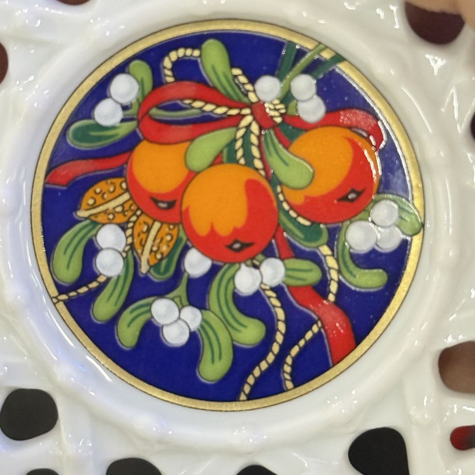 Подвес Звезда рождественский мотив 8 см Hutschenreuther Германия