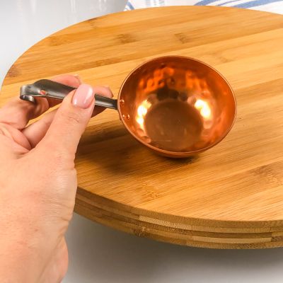 Ковш 100 мл медь ручка чугун