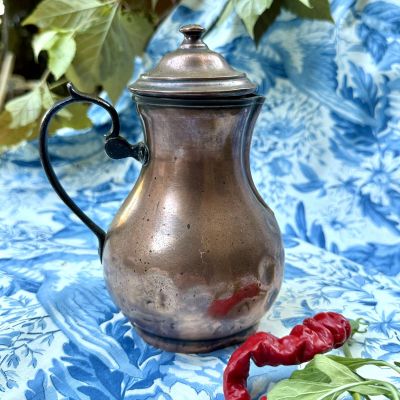 Кувшин с крышкой 17 см медь