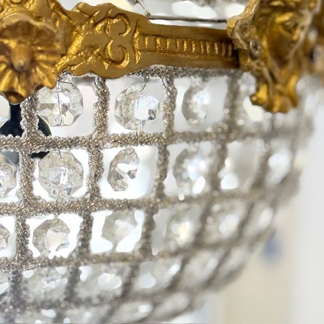 Люстра Груша Ампир 73 см хрусталь Франция ручная работа 