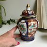 Ваза чайница с крышкой Gold Imari 17 см ручная работа середина 20 в.