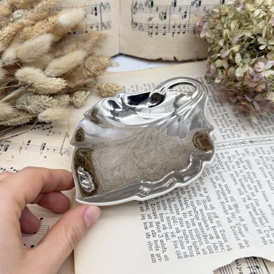 Блюдо малое Лист Crown Devon Англия