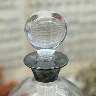 Графин 1 л Шар хрусталь серебро Франция 