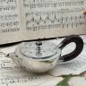Чайник кофейник 0,175 л мельхиор серебрение дерево