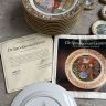 Тарелка Franklin Porcelain Сказки Стоптанные башмачки 1978 г. W.Germany 