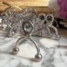 Подставка под приборы порт-куто Christofle 8 см серебрение Франция конец XIX в.