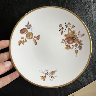 Тарелка Royal Tuscan Золотые фрукты 17 см Англия