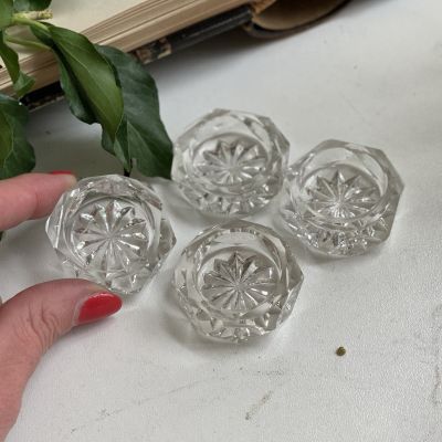 Солонка мини 4 см стекло