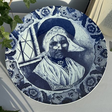 Тарелка блюдо настенное Delft Blue Holland 39 см