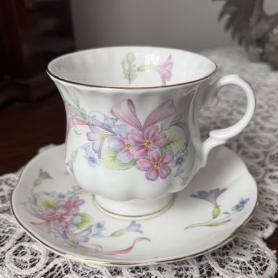 Чайная пара London Collection 180 мл костяной фарфор золочение Англия