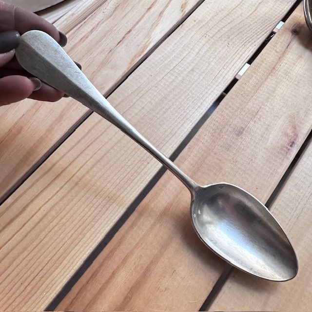 Ложка набор из 3 предметов сталь серебрение