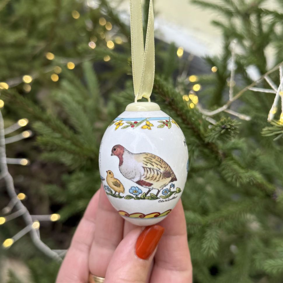 Подвес Яйцо пасхальное Hutschenreuther 7 см фарфор Германия 2006 г.