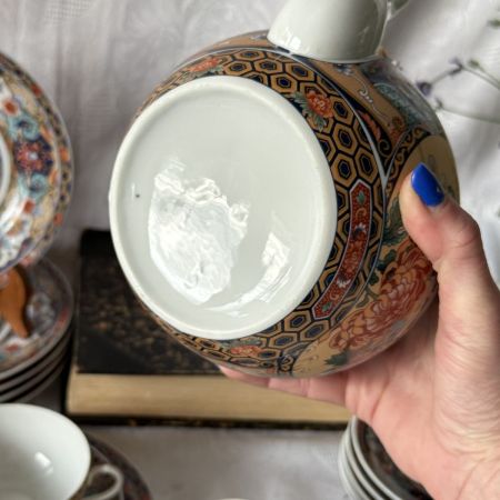 Чайник Лотос 1 л фарфор Япония  