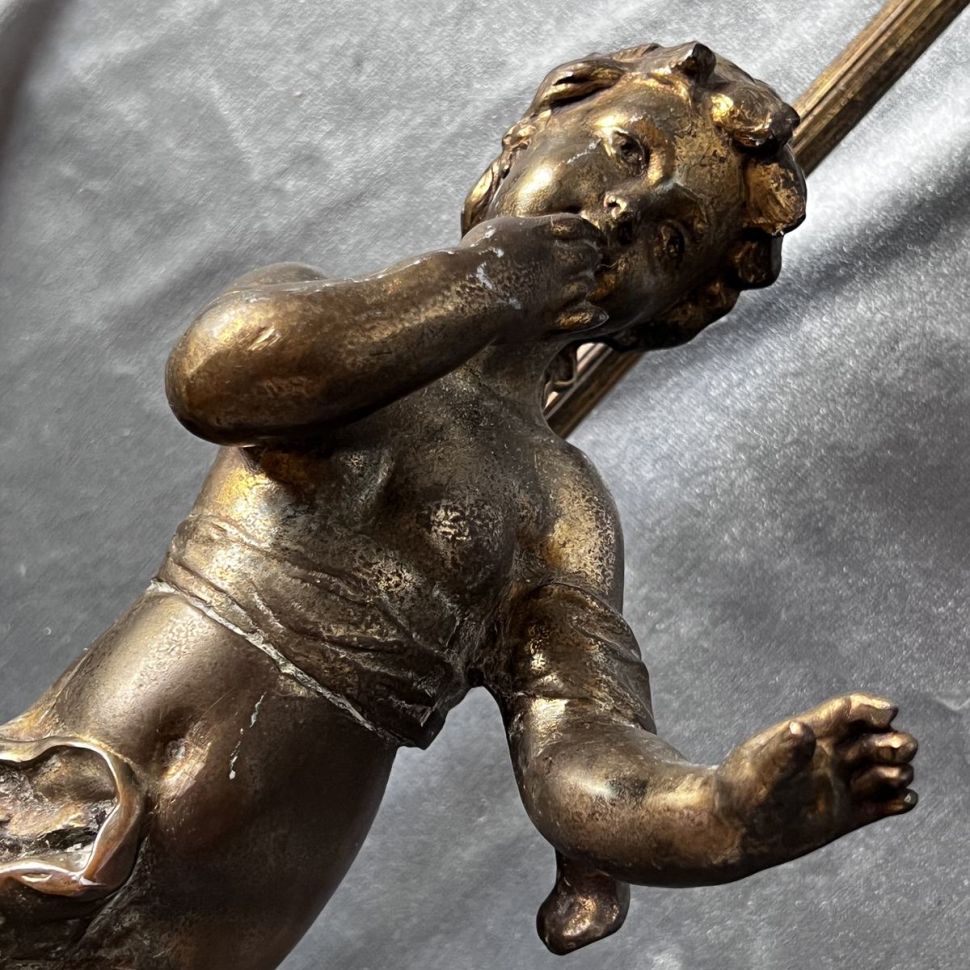 Лампа настольная Арт-нуво 40 см регюль Франция работающая