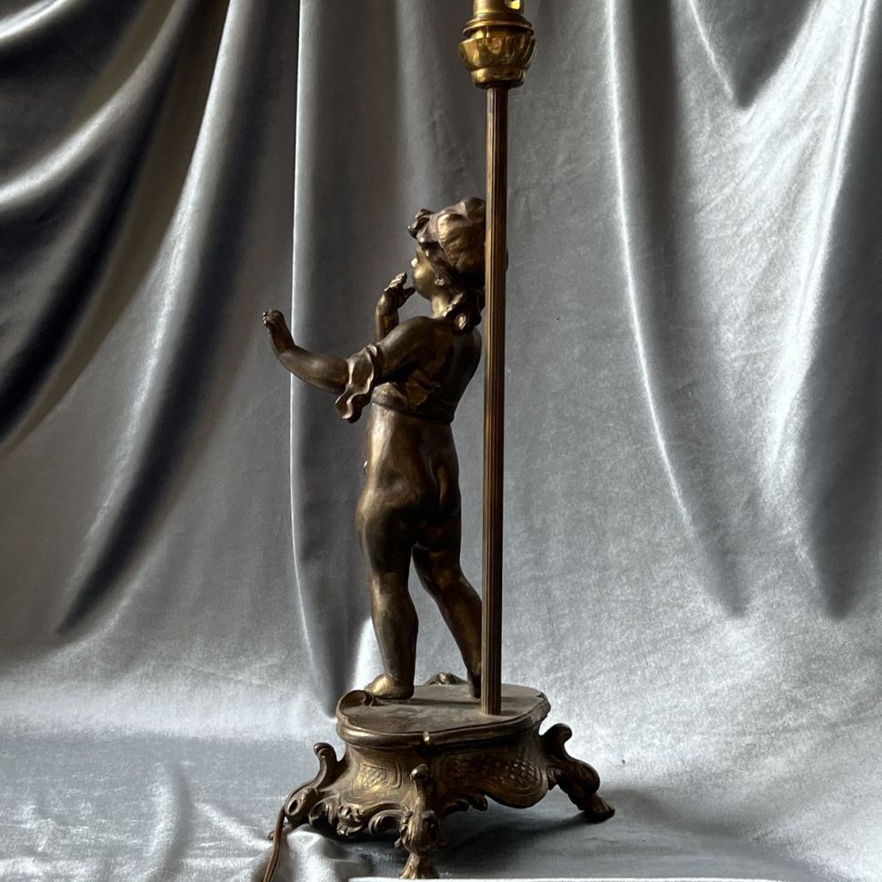 Лампа настольная Арт-нуво 40 см регюль Франция работающая