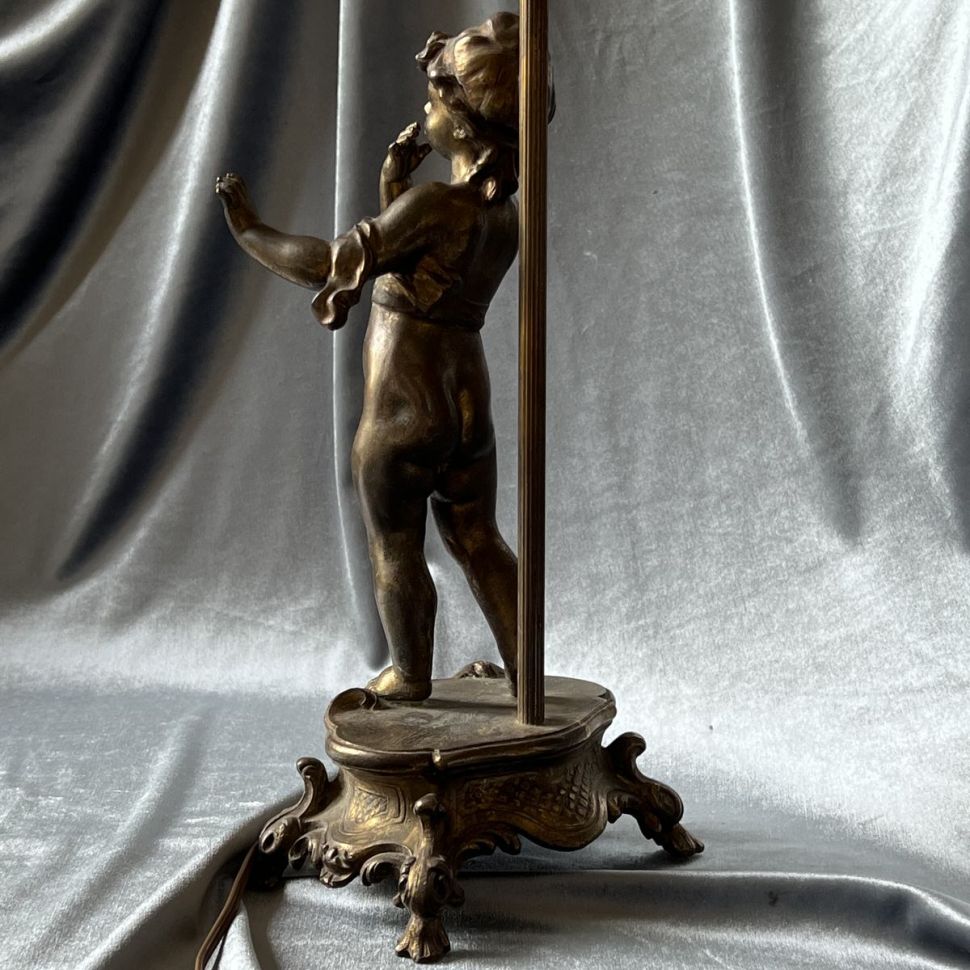 Лампа настольная Арт-нуво 40 см регюль Франция работающая