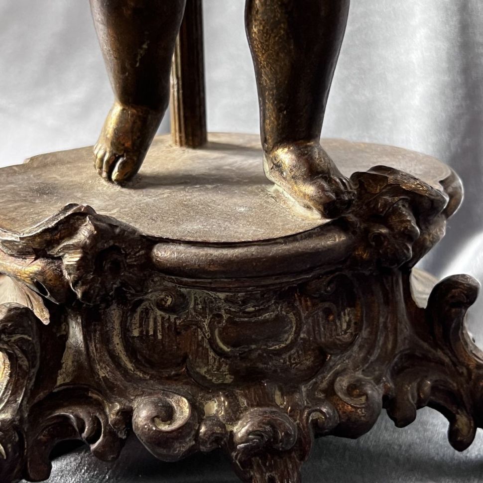 Лампа настольная Арт-нуво 40 см регюль Франция работающая