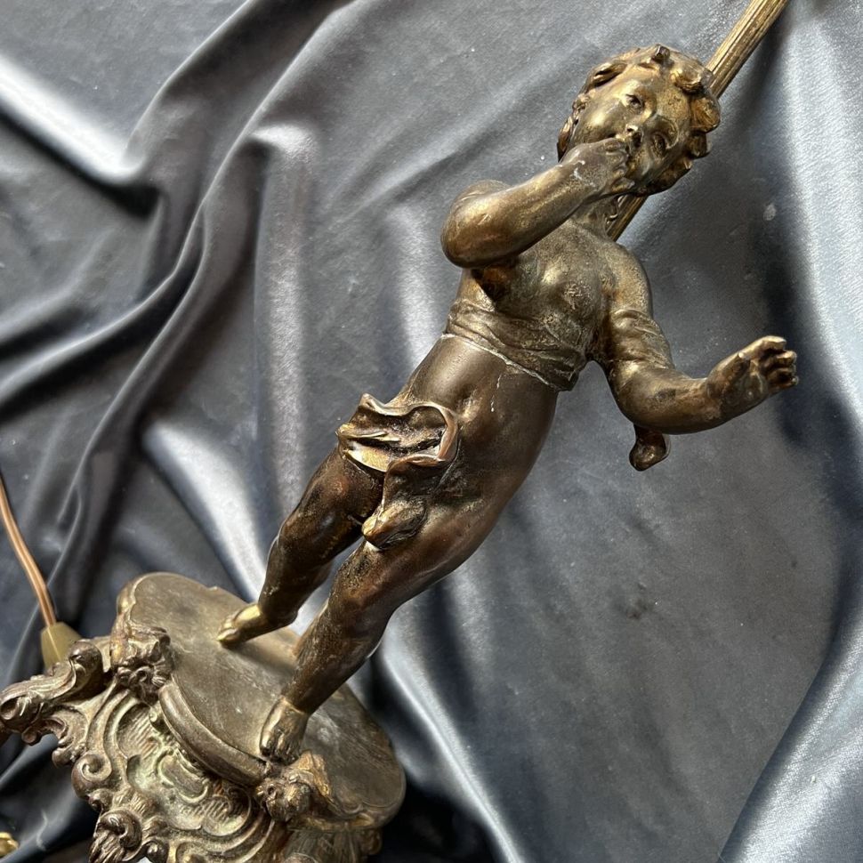 Лампа настольная Арт-нуво 40 см регюль Франция работающая