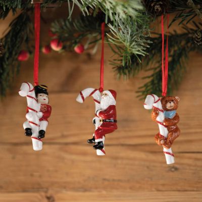 Подвес Трость леденец ВиллеройБох Nostalgic Ornaments набор 3 шт.