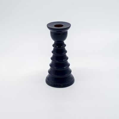 ​Подсвечник синий набор две штуки, дерево краска