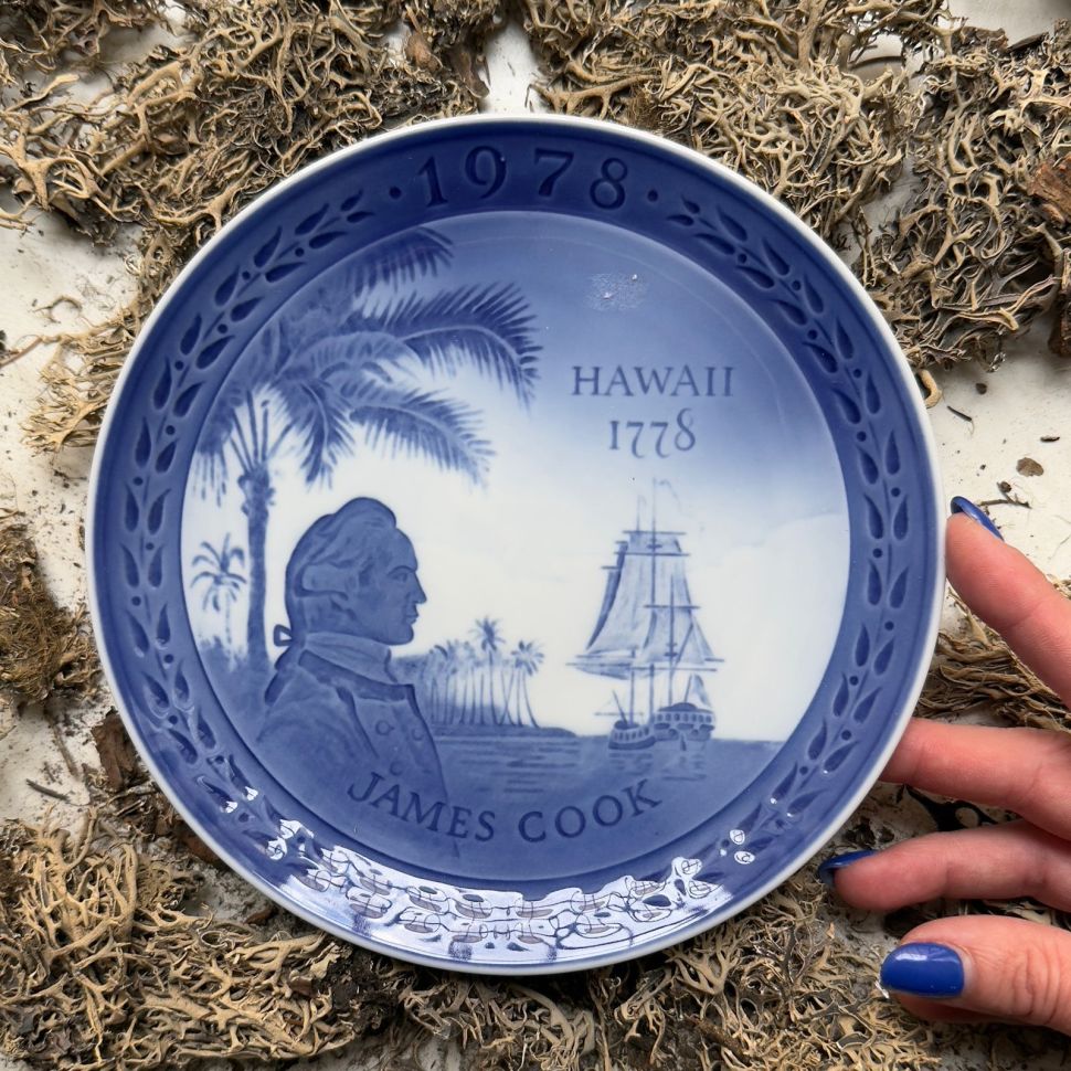 ​Тарелка ежегодная 1978 Royal Copenhagen James Cook Дания