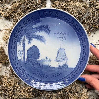 Тарелка ежегодная 1978 Royal Copenhagen James Cook Дания