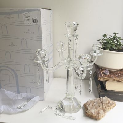 Подсвечник канделябр Villeroy&amp;Boch Retro 43 см хрусталь Германия