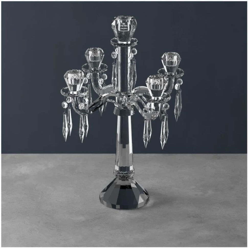 Подсвечник канделябр Villeroy&Boch Retro 43 см хрусталь Германия