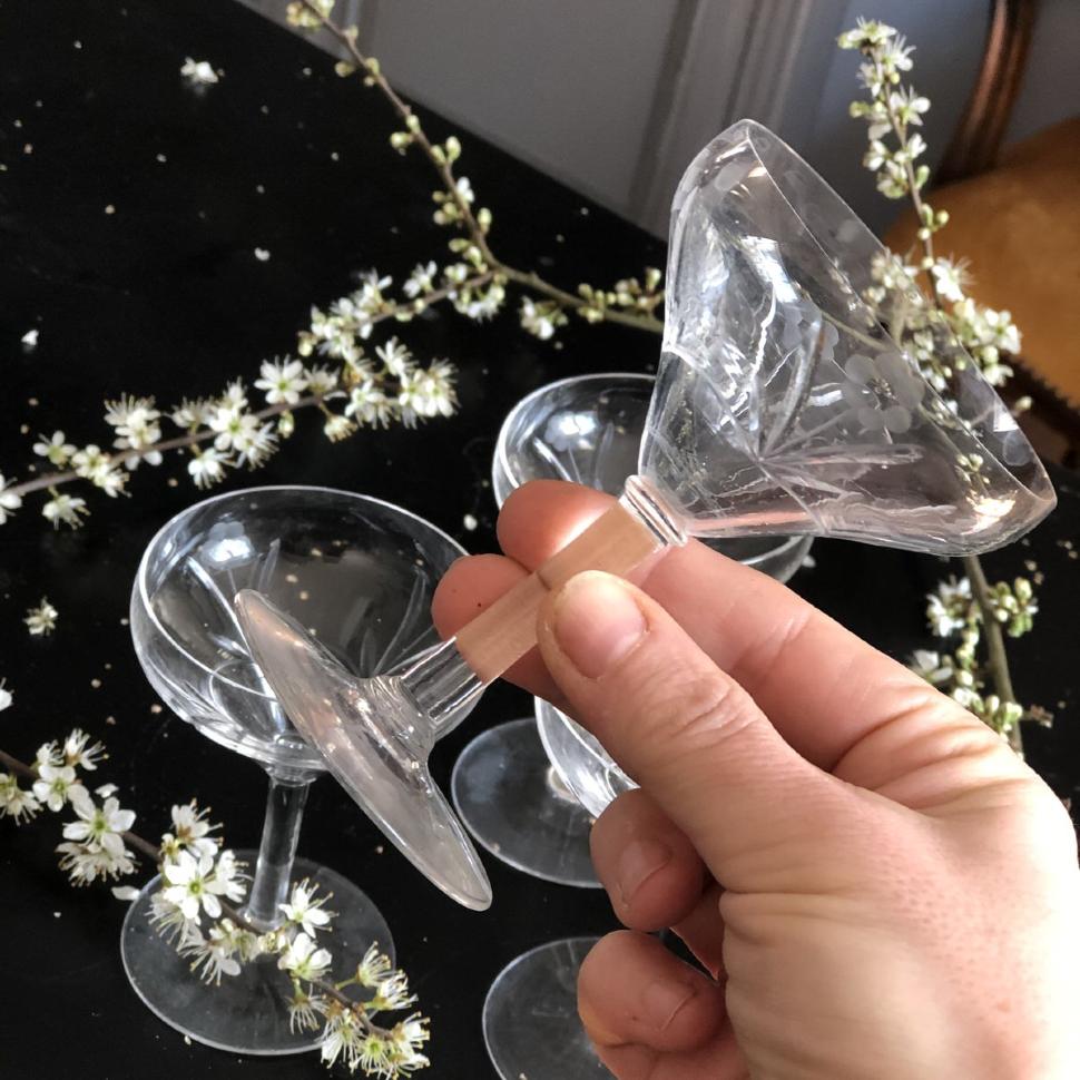 Рюмка 50 мл Цветок хрусталь