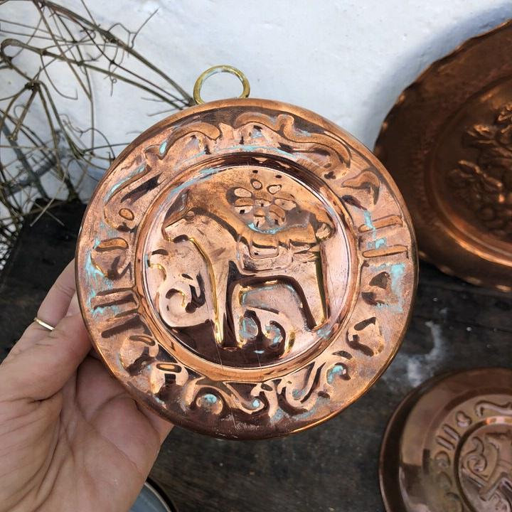 Форма для выпечки 14 см Лошадь медь