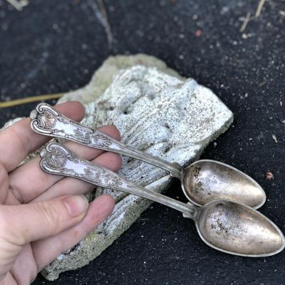 Ложка чайная, мельхиор