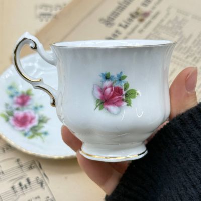 Кофейная пара Paragon Viktoriana Rose 140 мл Англия