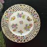 Тарелка Herend Queen Victoria 24 см фарфор золочение Венгрия ручная роспись