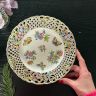 Тарелка Herend Queen Victoria 24 см фарфор золочение Венгрия ручная роспись
