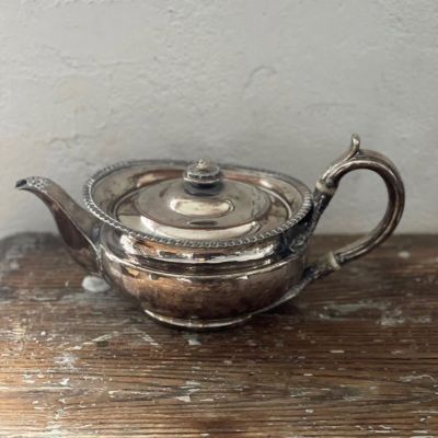 Чайник 1 л мельхиор серебрение