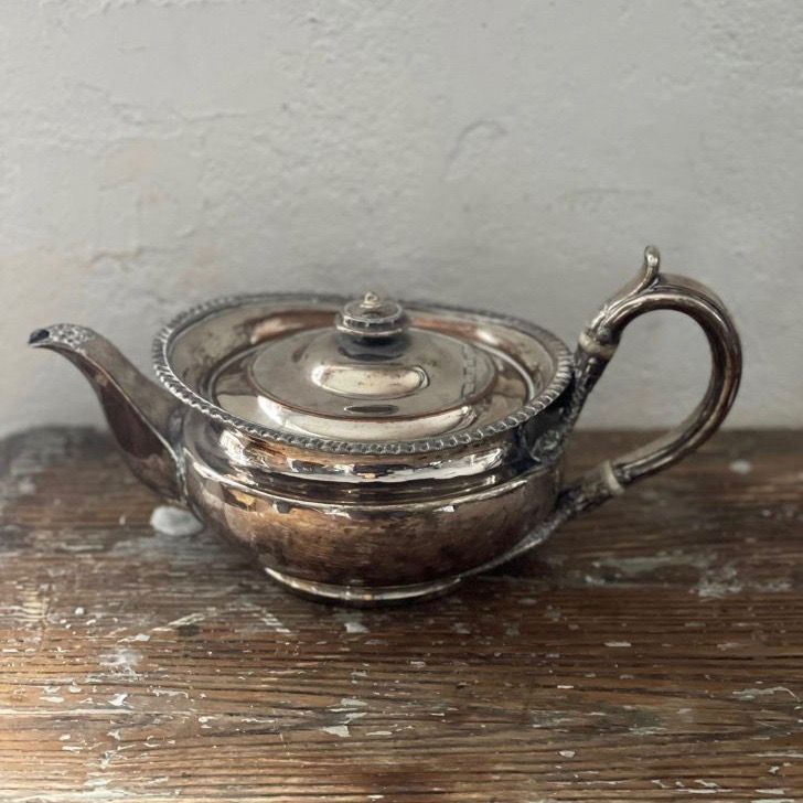 Чайник 1 л мельхиор серебрение