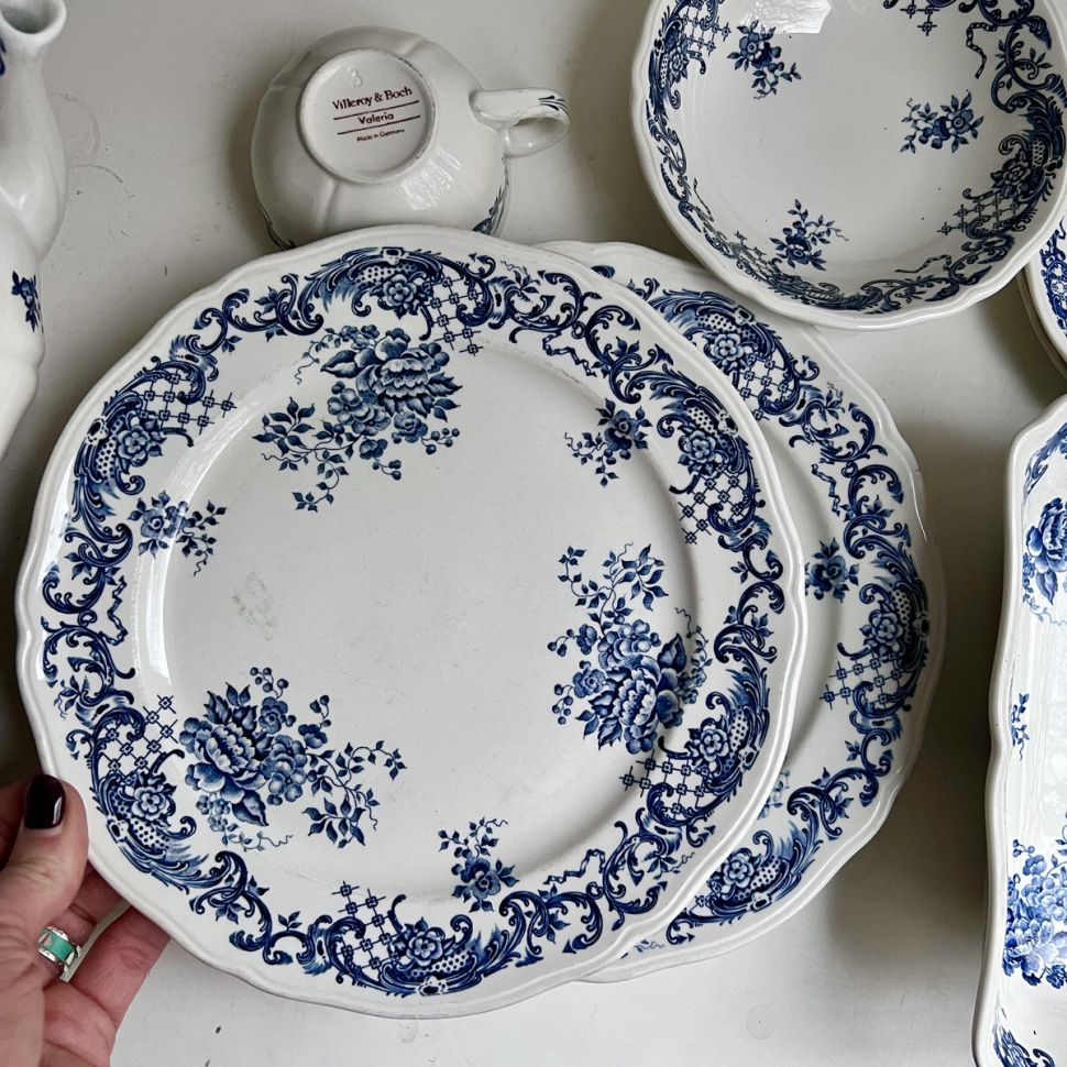 Тарелка Valeria ВиллеройБох 20 см Германия 1940-1970 гг. 2 кат.