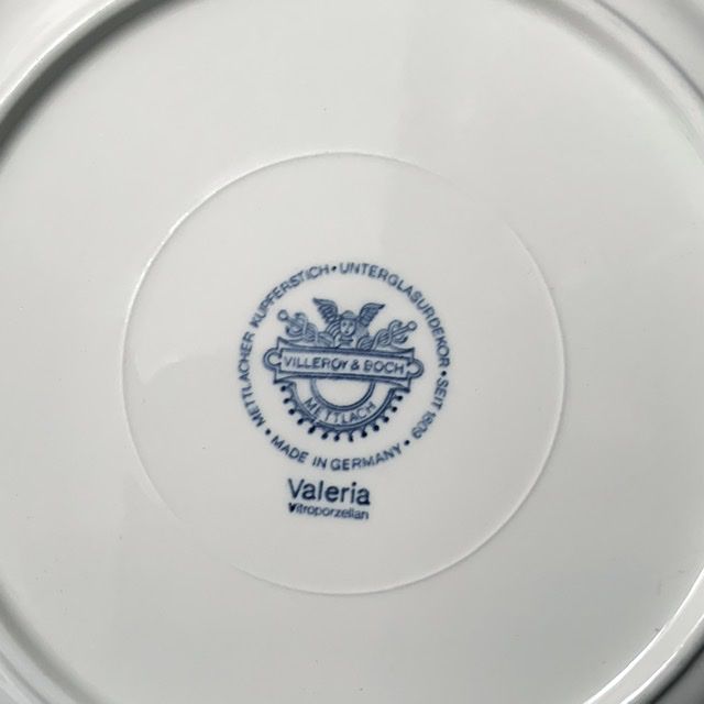 Тарелка Valeria ВиллеройБох 20 см Германия 1940-1970 гг. 2 кат.