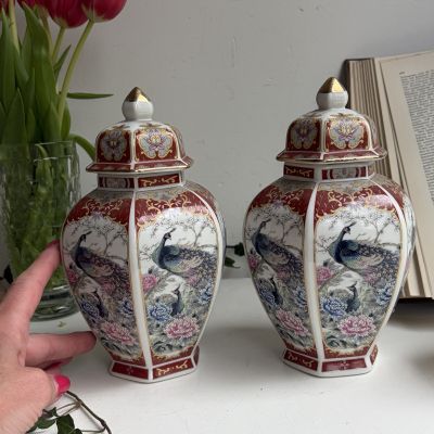 Ваза чайница с крышкой 20 см Япония