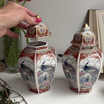 Ваза чайница с крышкой 20 см Япония