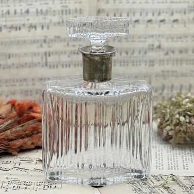 Графин 23 см хрусталь серебро Франция