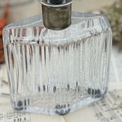 Графин 23 см хрусталь серебро Франция