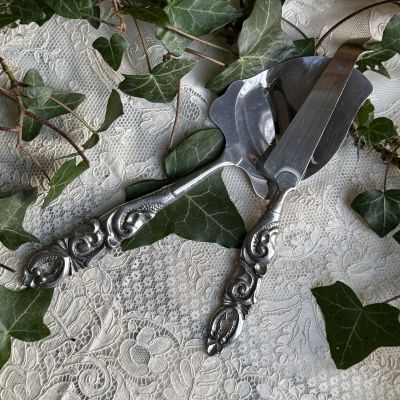 Набор для сыра Troll Tinn 2 предмета 23 см сталь олово Норвегия