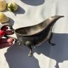 Соусник фигурная ручка 250 мл мельхиор серебрение