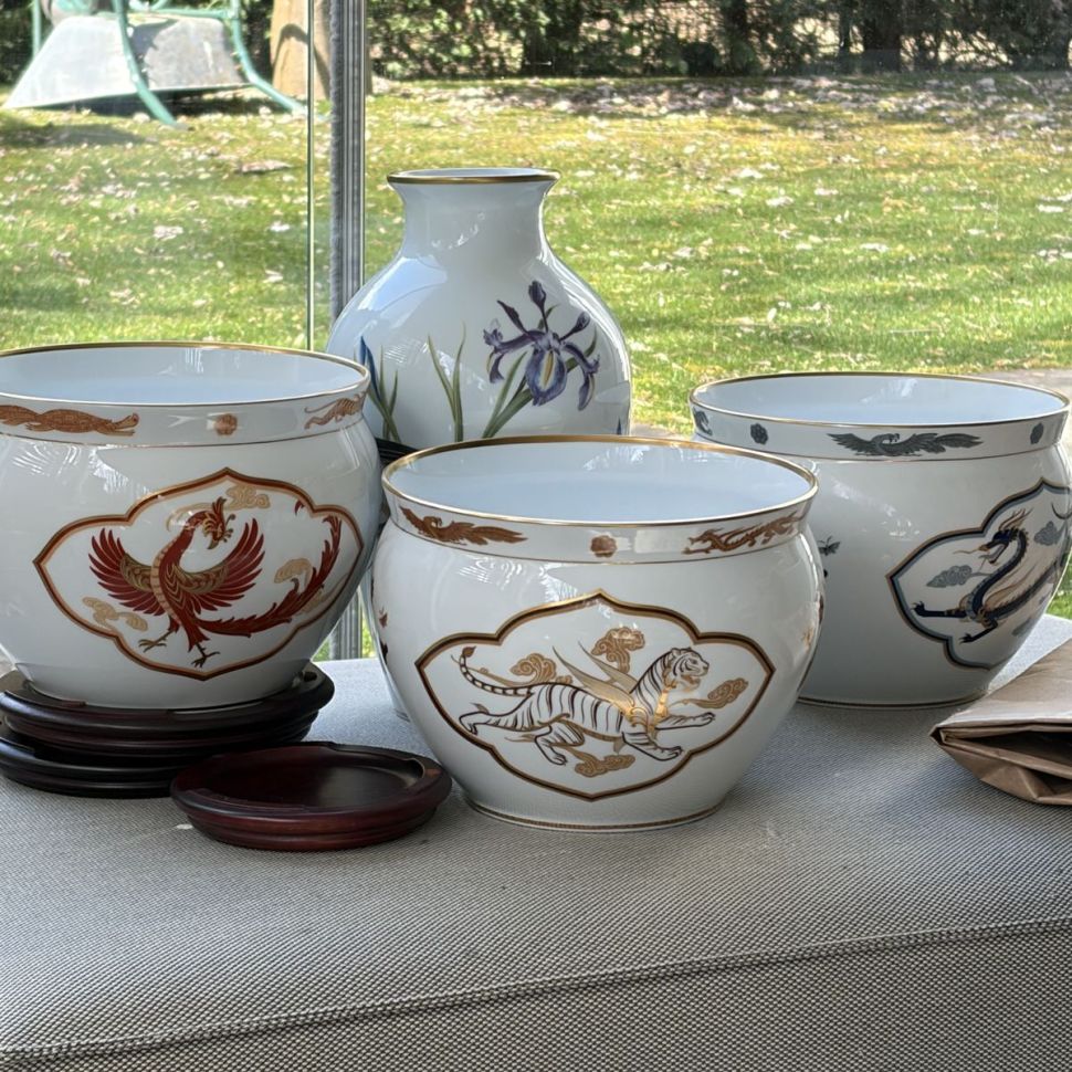 Подставка для кашпо Franklin Porcelain 17 см дерево Япония