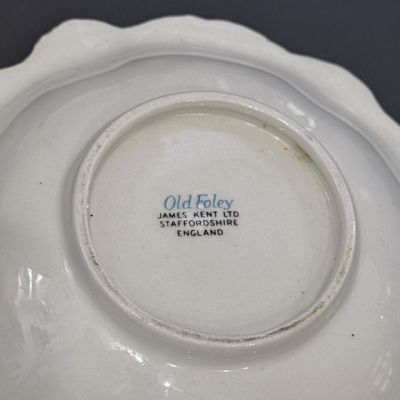Менажница блюдо Old Foley Staffordshire 28 см Англия