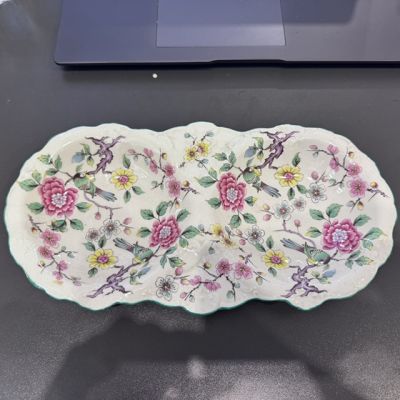 Менажница блюдо Old Foley Staffordshire 28 см Англия