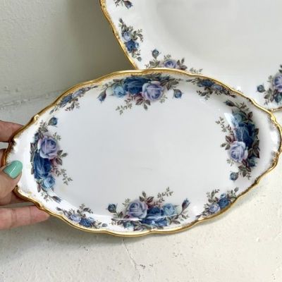Блюдо Royal Albert Moonlight Rose 26 см фарфор Англия