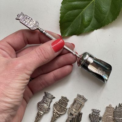 Ложка совок для сахара 13 см серебрение